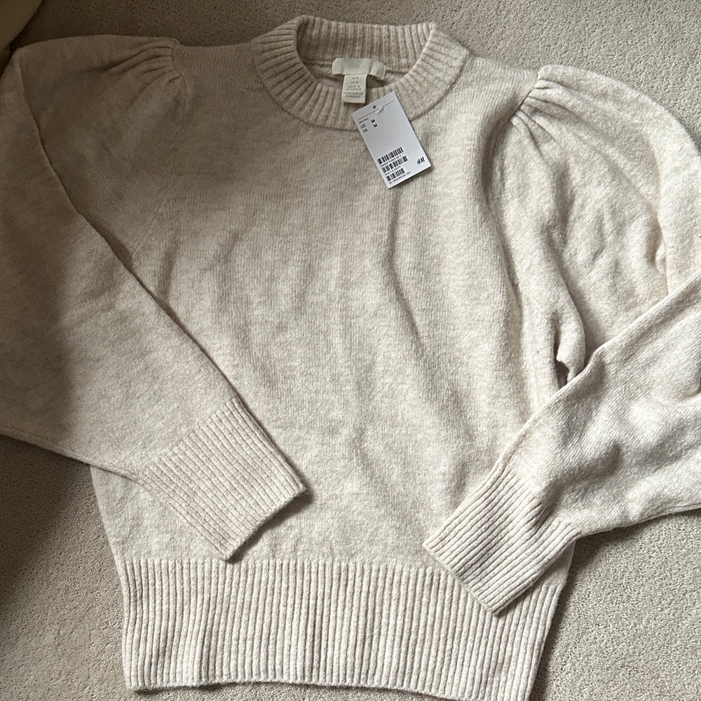 H&M Elegant Cream Sweater